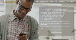 Desktop Screenshot of nomissedcall.com